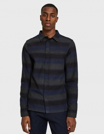 Myton Shirt in Navy/Grey