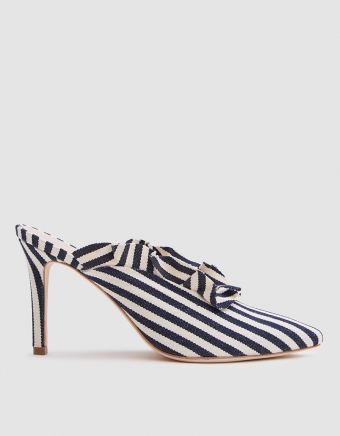 Langley Heel in Woven Stripe