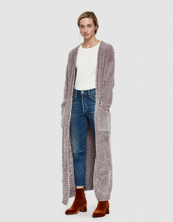 Sophia Duster Sweater in Grey