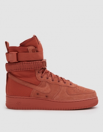 SF Air Force 1 Shoe in Dusty Peach/Dusty Peach