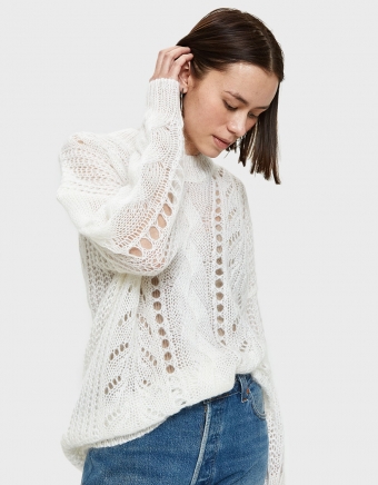 Dagmar Knit in Bright White