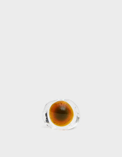 Maryam Nassir Zadeh Wish Glass Ring in Honey