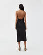 Della Slip Dress in Black