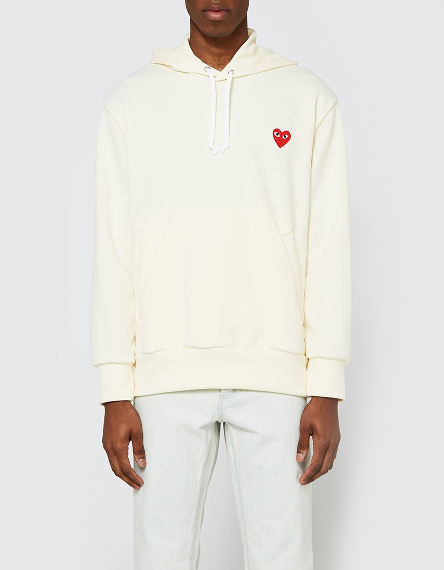 Play Hooded Sweatshirt in Ivory