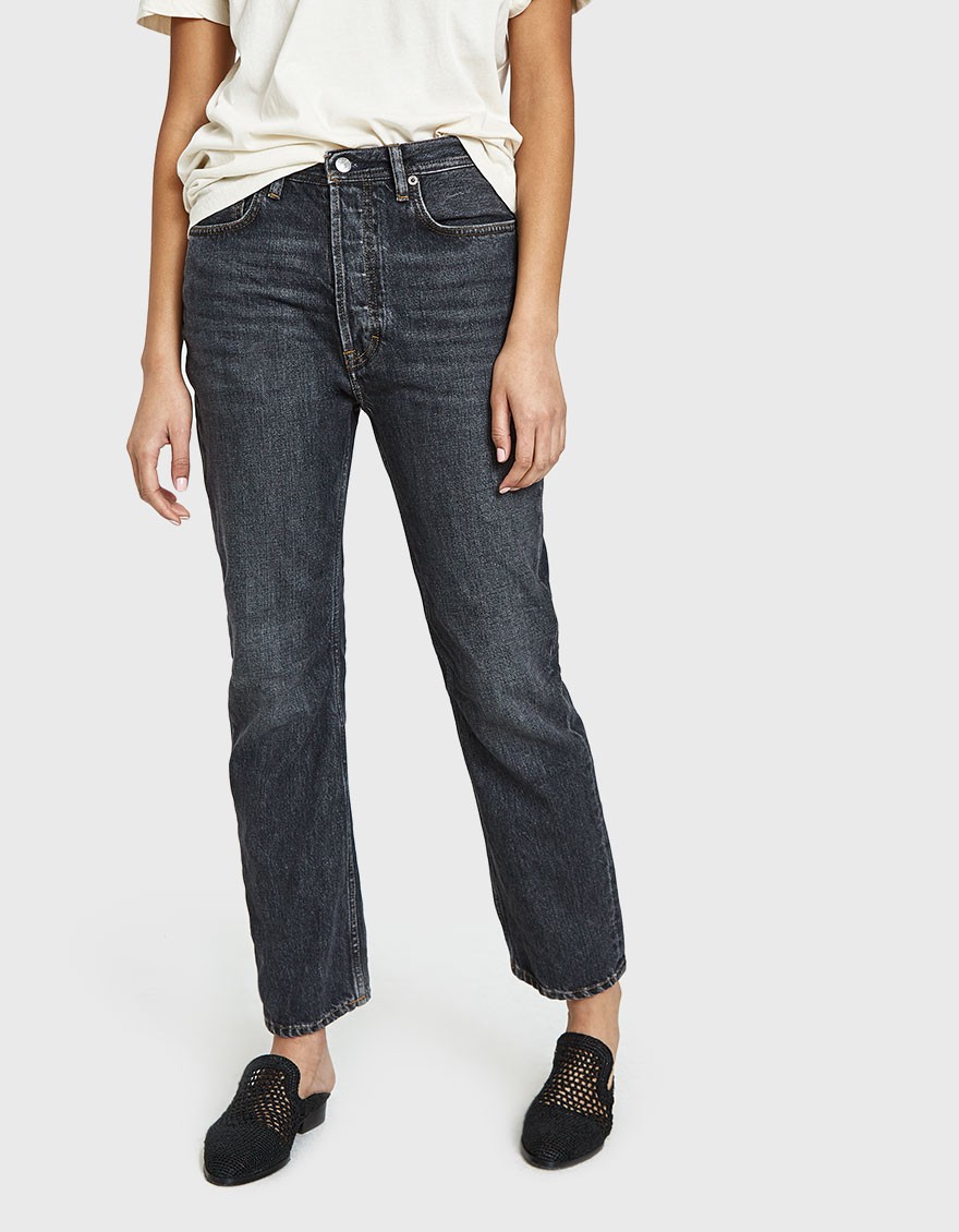 Log Used Black Denim