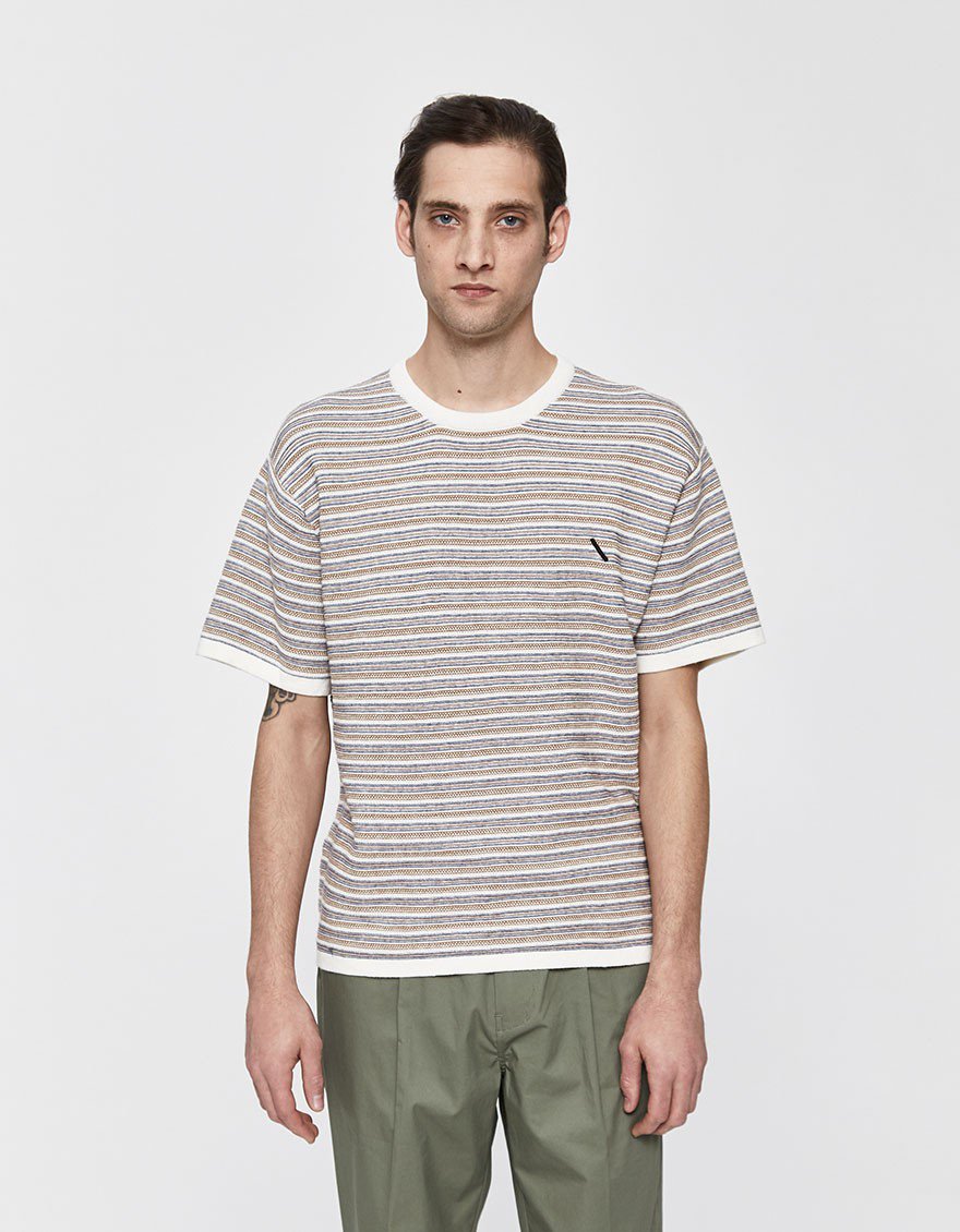 SS Pacho Stripe Tee in White