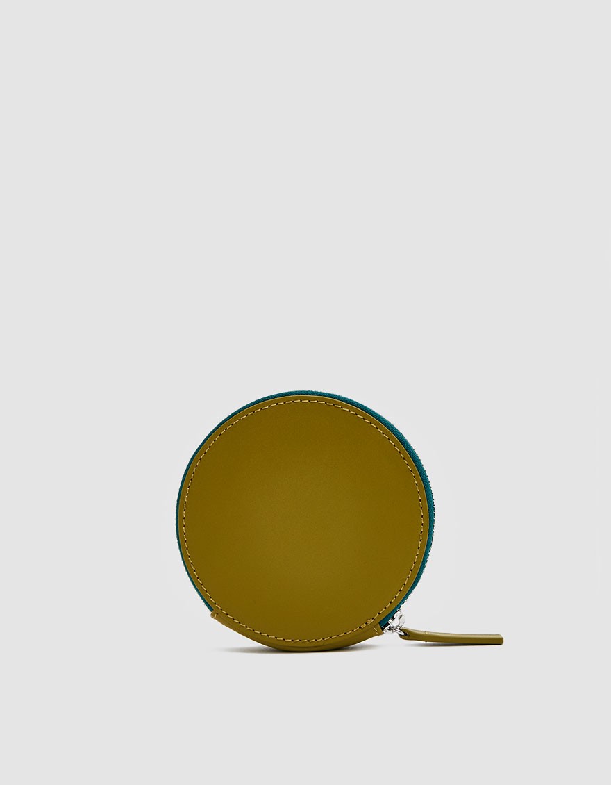 Circle Wallet in Spanish Moss