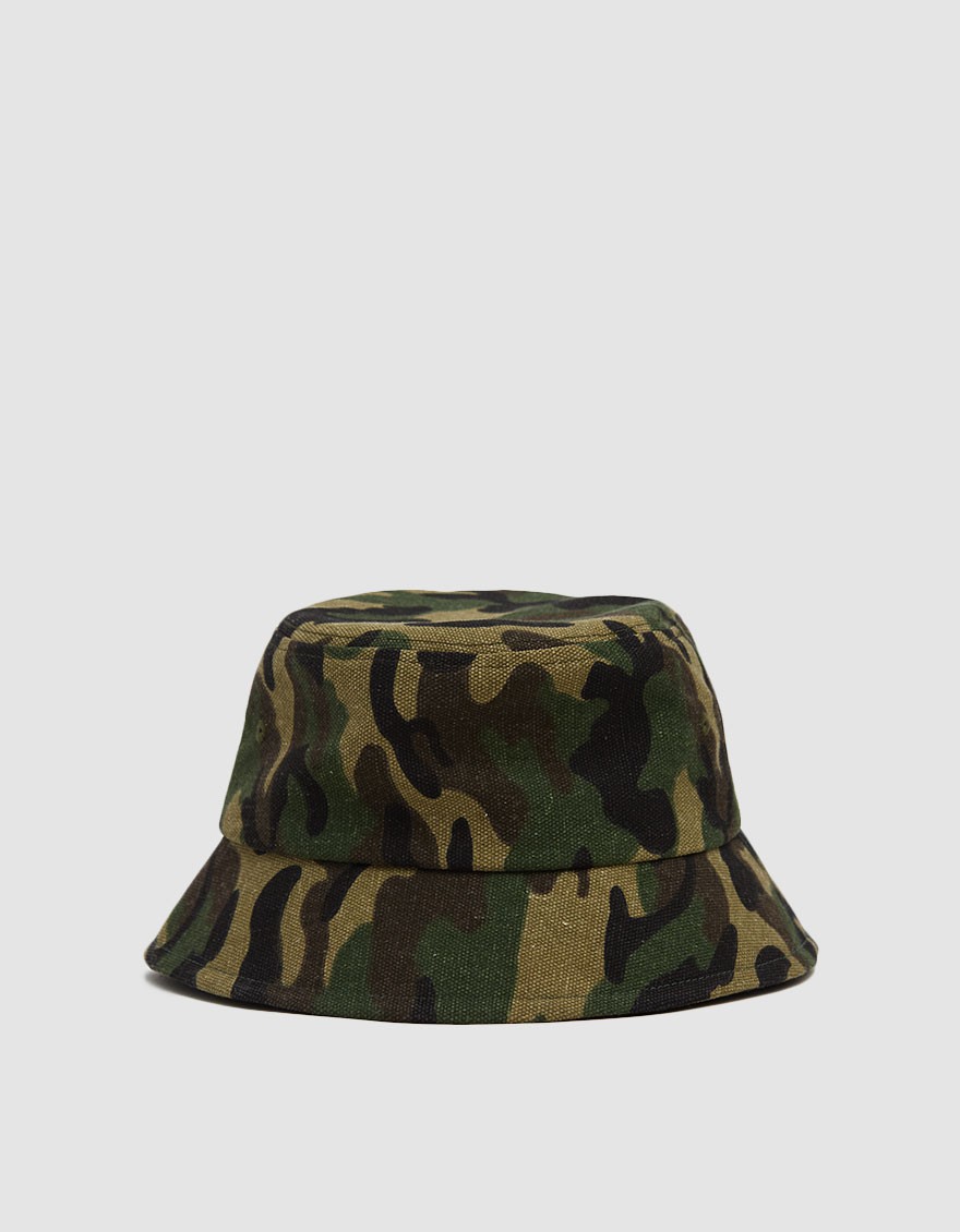 Bo Canvas Bucket Hat in Camouflage