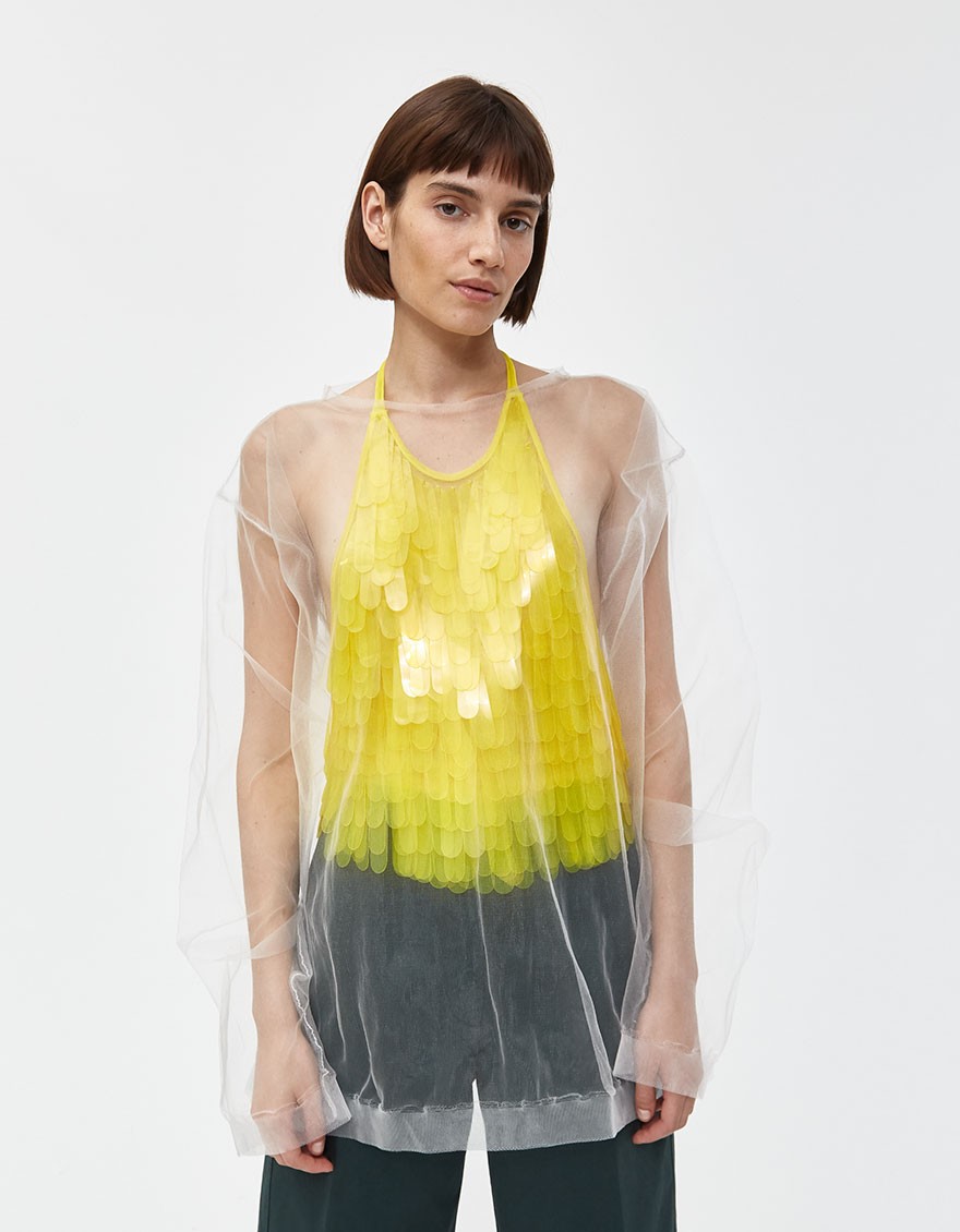 Neliza Sheer Sweater