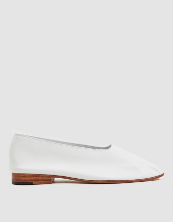 Glove Slip-On Shoe in White
