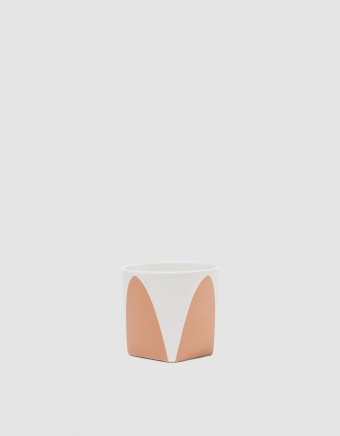 Arc Cup in Sand/White