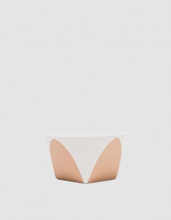 Arc Bowl in Sand/White