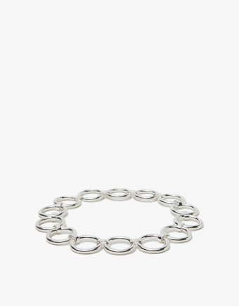 Bold Silver Collier Necklace