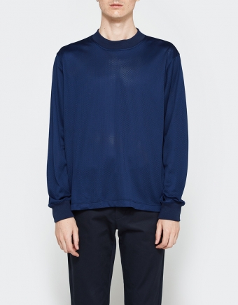 LS Hi Neck Mesh Tee