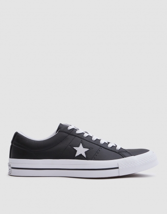 One Star Ox Leather Sneaker in Black
