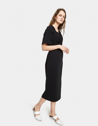 Cap Sleeve Long Dress