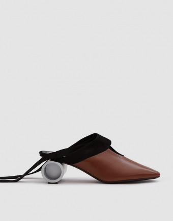 Cylinder Heel Ballet Shoe