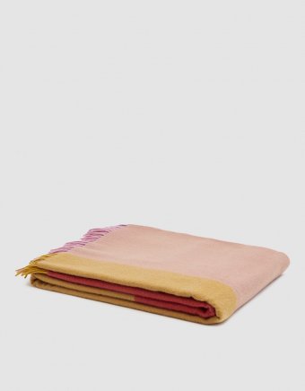 Hella Jongerius Color Block Blankets in Pink-Beige