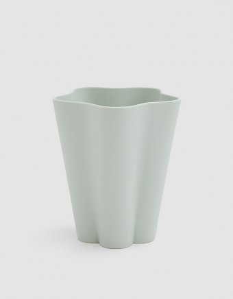 Small Iris Vase in Green