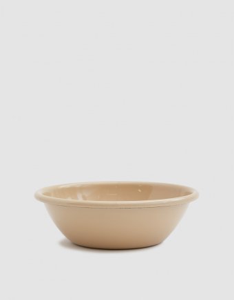 Enamel Bowl in Brown