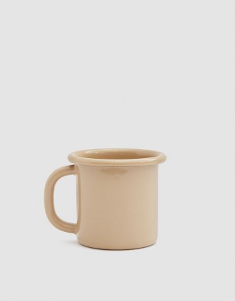 Enamel Mug in Brown