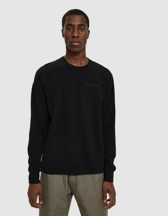 L/S Pique Logo Tee
