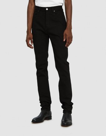 Narrow Denim in Black Rinse