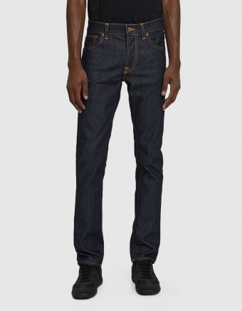 Grim Tim Dry Open Navy Denim Jean