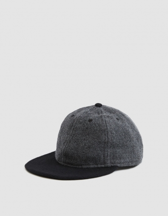 Floppy Twill Ball Cap in Grey