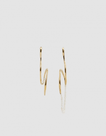 VINEA PERLA Bronze Earrings