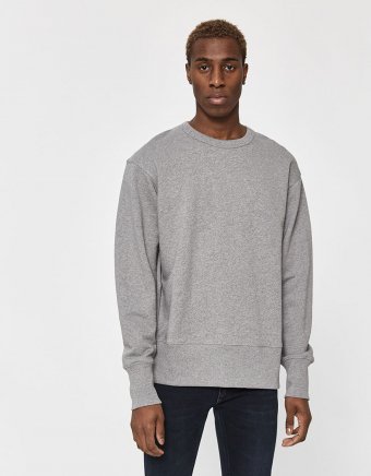 Fayze Crewneck Sweatshirt in Light Grey Melange