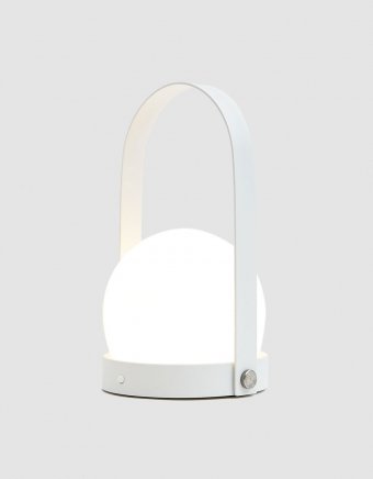 Carrie Portable LED Lamp in White