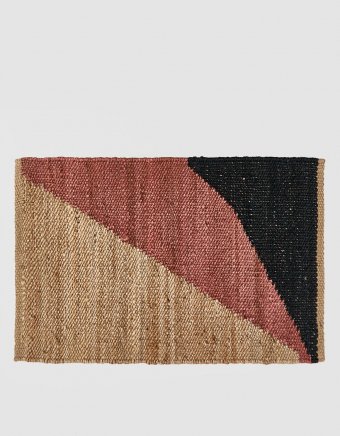 2 x 3 ft. No. 11 Hemp Rug in Rose