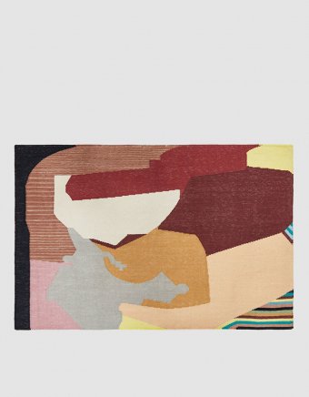 2 x 3 ft. Kulfi Rose Dhurrie Rug