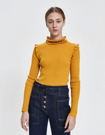 Frikka Ruffled Knit
