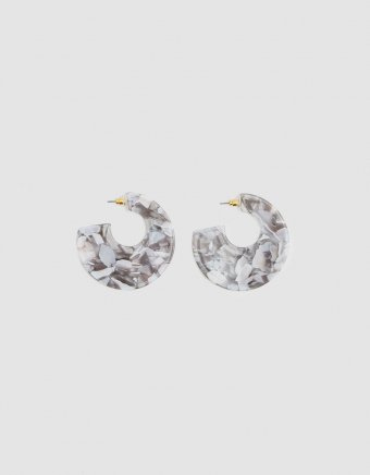 Josette Dove Marble Earrings