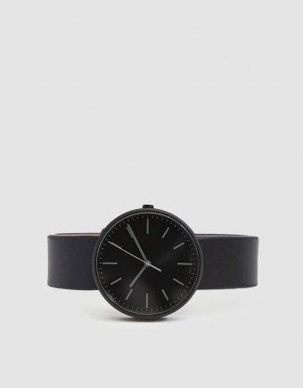 M37 PreciDrive Three Hand Watch in PVD Black
