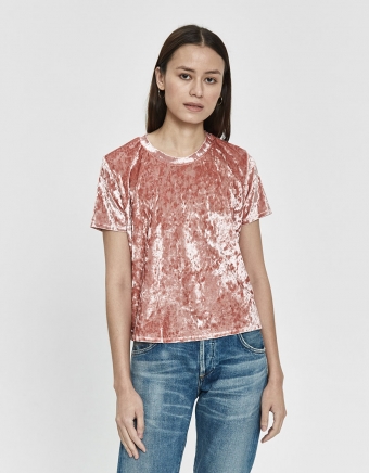 Ceilidh Short Sleeve Velvet Tee