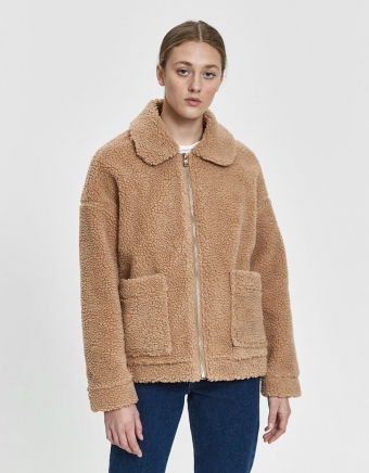 Lilia Faux Shearling Jacket