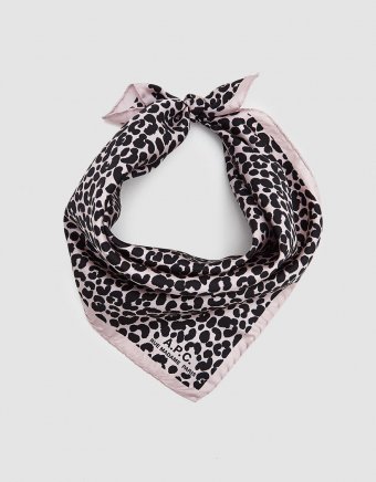 Printed Bandana in Rose