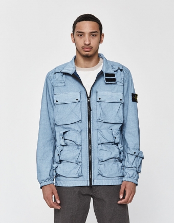 Cotton Tela Zip-Up Jacket