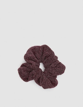 Emery Glitter Scrunchie in Pink