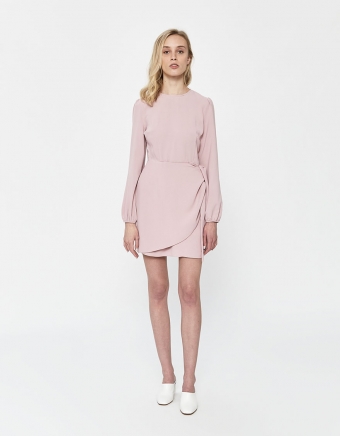 Isabelle Wrap Front Mini Dress
