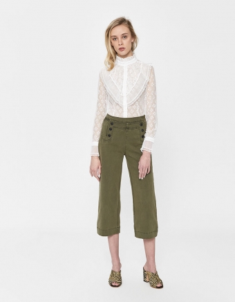 Evie Cropped Sailor Pant