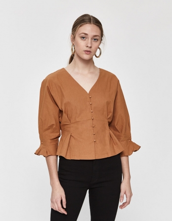 Adela Buttoned Top
