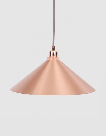 Medium Cone Copper Pendant Lamp
