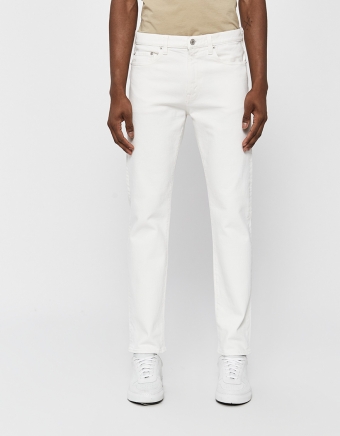 Tapered 5-Pocket Jean in Natural White