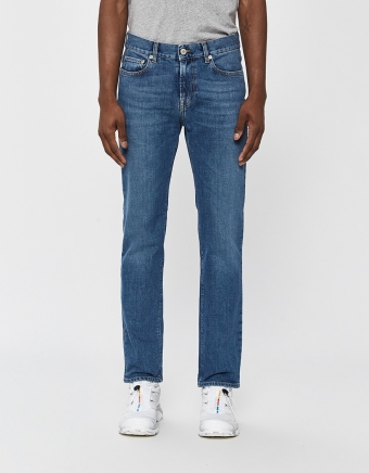 Slim 5-Pocket Jean in Mid Vintage
