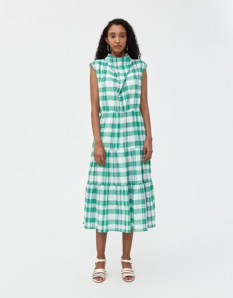 Emene Plaid Dress