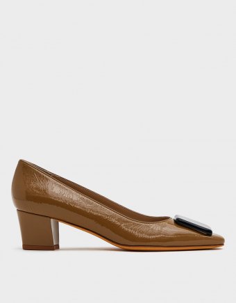 Cecil Pump in Toffee